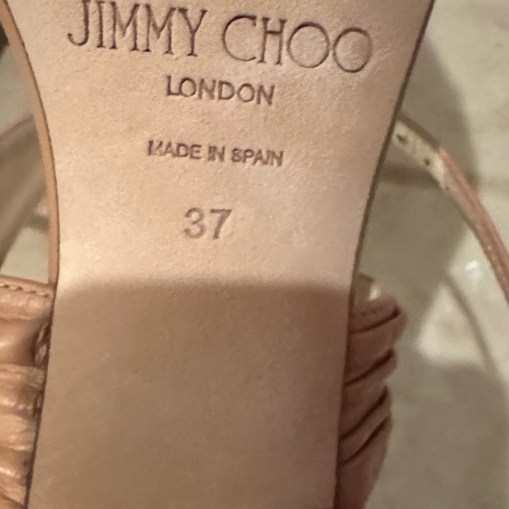 Jimmy Choo Brown Strappy Sandals - Picture 7 of 7